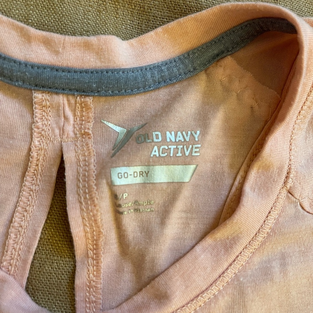 Old Navy Active Peach Tank Top